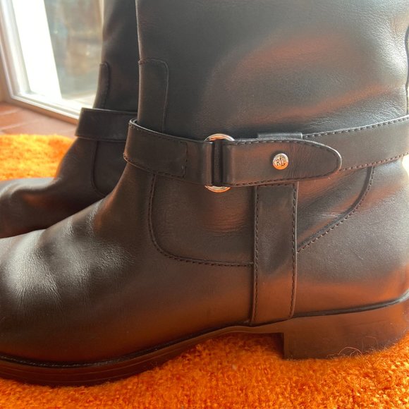 Black leather Ralph Lauren Riding boots - Picture 3 of 5